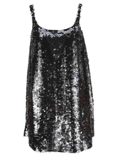 prada sequin dress